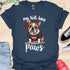 My kids have paws - V4 - Sweet Dog T-Shirt